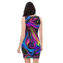 Load image into Gallery viewer, Tie Dye Sublimation Cut & Sew Womens Dress