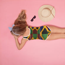 Load image into Gallery viewer, African Print One Piece Kids (2T-7) Swimsuit