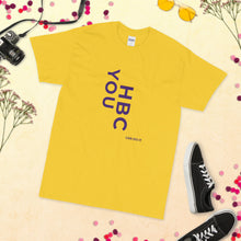 Load image into Gallery viewer, HBCU Short Sleeve Women's T-Shirt (purple letters)