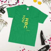 Load image into Gallery viewer, HBCU Short Sleeve Women's T-Shirt (Gold letters)