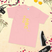 Load image into Gallery viewer, HBCU Short Sleeve Women's T-Shirt (Gold letters)