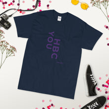 Load image into Gallery viewer, HBCU Short Sleeve Women's T-Shirt (purple letters)