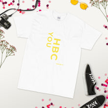 Load image into Gallery viewer, HBCU Short Sleeve Women's T-Shirt (Gold letters)