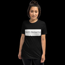 Load image into Gallery viewer, Short-Sleeve Unisex "God 1st" T-Shirt