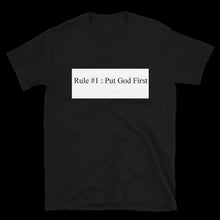 Load image into Gallery viewer, Short-Sleeve Unisex "God 1st" T-Shirt