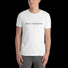 Load image into Gallery viewer, Short-Sleeve Unisex "God 1st" T-Shirt