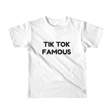 Load image into Gallery viewer, {TIK TOK FAMOUS} Short sleeve kids (2T-6) t-shirt