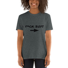 Load image into Gallery viewer, F*ck Boys to the left Short-Sleeve Women's T-Shirt