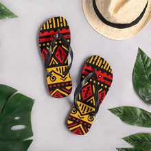 Load image into Gallery viewer, African Pattern unisex Flip Flops