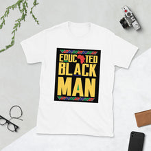 Load image into Gallery viewer, [EDUCATED BLACK MAN} Short-Sleeve MENS T-Shirt