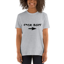 Load image into Gallery viewer, F*ck Boys to the left Short-Sleeve Women's T-Shirt
