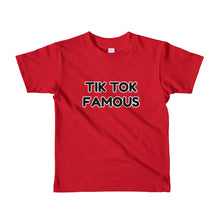 Load image into Gallery viewer, {TIK TOK FAMOUS} Short sleeve kids (2T-6) t-shirt