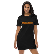 Load image into Gallery viewer, Melanin cotton t-shirt dress