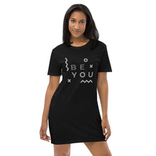 Load image into Gallery viewer, BE YOU cotton t-shirt dress