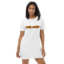 Load image into Gallery viewer, Melanin cotton t-shirt dress