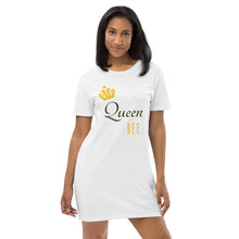 Load image into Gallery viewer, Queen Bee cotton t-shirt dress