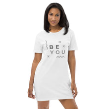 Load image into Gallery viewer, BE YOU cotton t-shirt dress