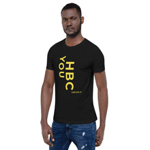 Load image into Gallery viewer, HBCU Short-Sleeve Mens T-Shirt (Gold Letters)