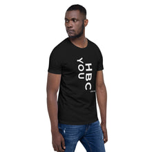 Load image into Gallery viewer, HBCU Short-Sleeve Mens T-Shirt (white letters)