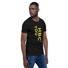 Load image into Gallery viewer, HBCU Short-Sleeve Mens T-Shirt (Gold Letters)