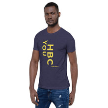 Load image into Gallery viewer, HBCU Short-Sleeve Mens T-Shirt (Gold Letters)