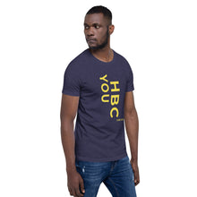 Load image into Gallery viewer, HBCU Short-Sleeve Mens T-Shirt (Gold Letters)