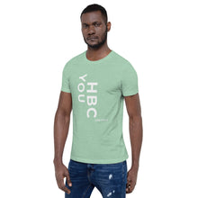 Load image into Gallery viewer, HBCU Short-Sleeve Mens T-Shirt (white letters)