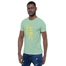 Load image into Gallery viewer, HBCU Short-Sleeve Mens T-Shirt (Gold Letters)