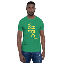 Load image into Gallery viewer, HBCU Short-Sleeve Mens T-Shirt (Gold Letters)