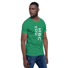 Load image into Gallery viewer, HBCU Short-Sleeve Mens T-Shirt (white letters)