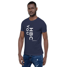 Load image into Gallery viewer, HBCU Short-Sleeve Mens T-Shirt (white letters)