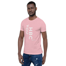 Load image into Gallery viewer, HBCU Short-Sleeve Mens T-Shirt (white letters)