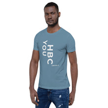 Load image into Gallery viewer, HBCU Short-Sleeve Mens T-Shirt (white letters)