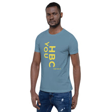 Load image into Gallery viewer, HBCU Short-Sleeve Mens T-Shirt (Gold Letters)