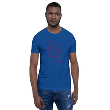 Load image into Gallery viewer, HBCU Short-Sleeve Mens T-Shirt (purple letters)