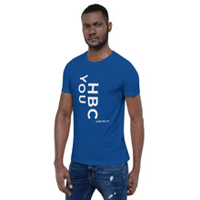 Load image into Gallery viewer, HBCU Short-Sleeve Mens T-Shirt (white letters)