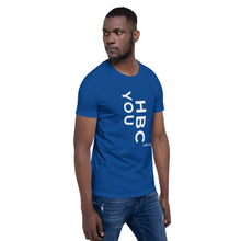 Load image into Gallery viewer, HBCU Short-Sleeve Mens T-Shirt (white letters)