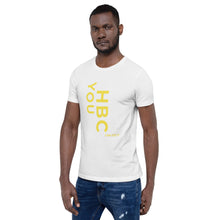 Load image into Gallery viewer, HBCU Short-Sleeve Mens T-Shirt (Gold Letters)