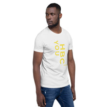 Load image into Gallery viewer, HBCU Short-Sleeve Mens T-Shirt (Gold Letters)