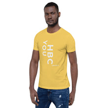 Load image into Gallery viewer, HBCU Short-Sleeve Mens T-Shirt (white letters)
