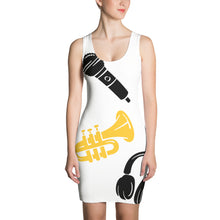 Load image into Gallery viewer, &quot;Lets Make Music&quot; Sublimation Cut &amp; Sew Dress
