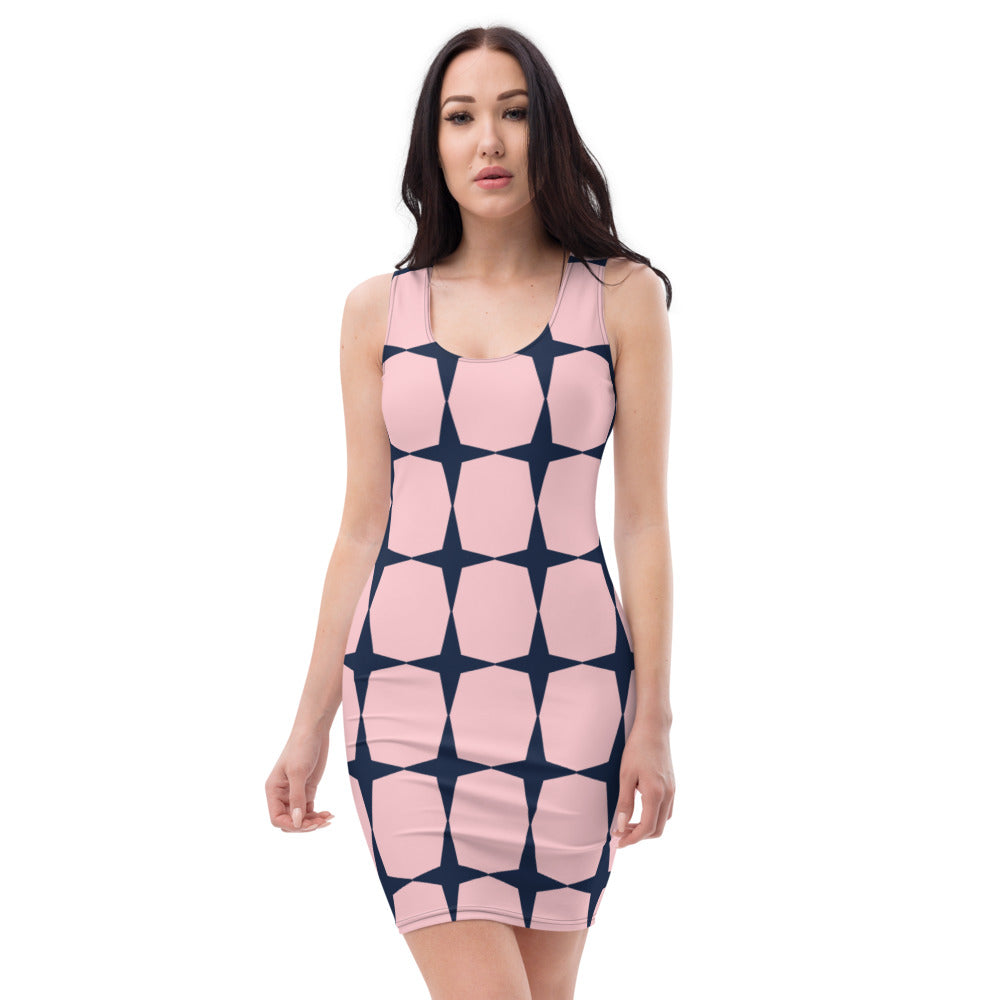 Pink Sublimation Cut & Sew womens Dress
