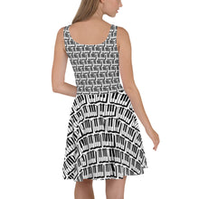 Load image into Gallery viewer, Piano Skater womens Dress
