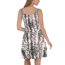 Load image into Gallery viewer, Snake Skin Skater Womens Dress
