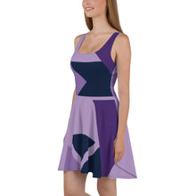 Load image into Gallery viewer, Abstract Skater womens Dress
