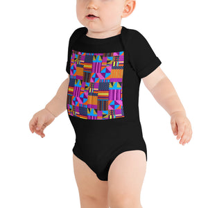 African Print baby onesie