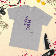 Load image into Gallery viewer, HBCU Short Sleeve Women&#39;s T-Shirt (purple letters)
