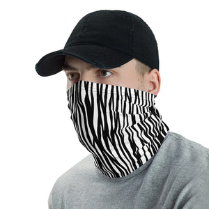 {Zebra} unisex neck gaiter or face mask