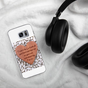 {PROVERBS 3:5} HEART Samsung PHONE Case