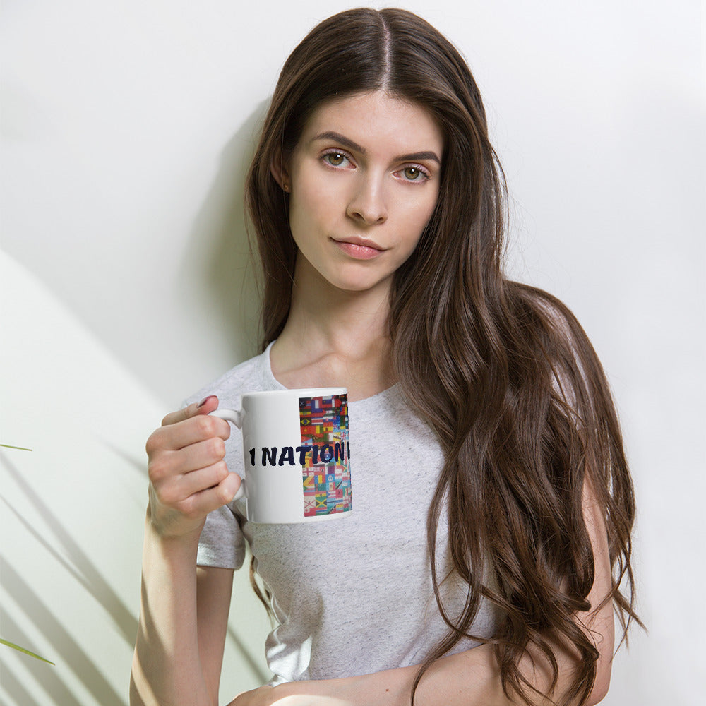 {1 NATION UNDER GOD] COFFEE/TEA Mug